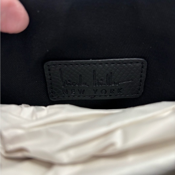 Nicole Miller New York Black embossed snakeskin print - Picture 10 of 11